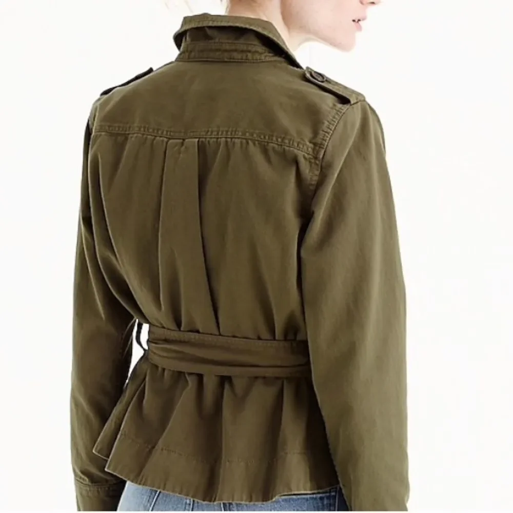 NWT J.Crew cropped fatigue jacket. XXS